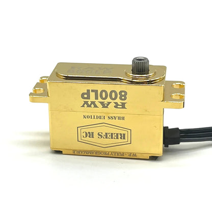 Reef's RC | RAW800LP Servo, Brass Edition, Programmable | MPN: REEFS160