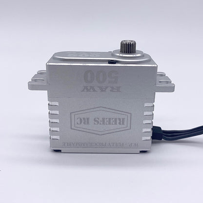 Reef's RC | Raw 500 Servo .095/500 @ 7.4V HV Waterproof Brushless | MPN: REEFS54