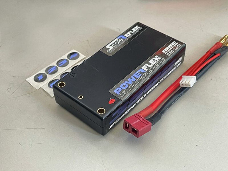 Scale Reflex | Shorty LiPo - 2S - 7.4 - 100C - 3500mAh - Blue | MPN: 3500-BLU