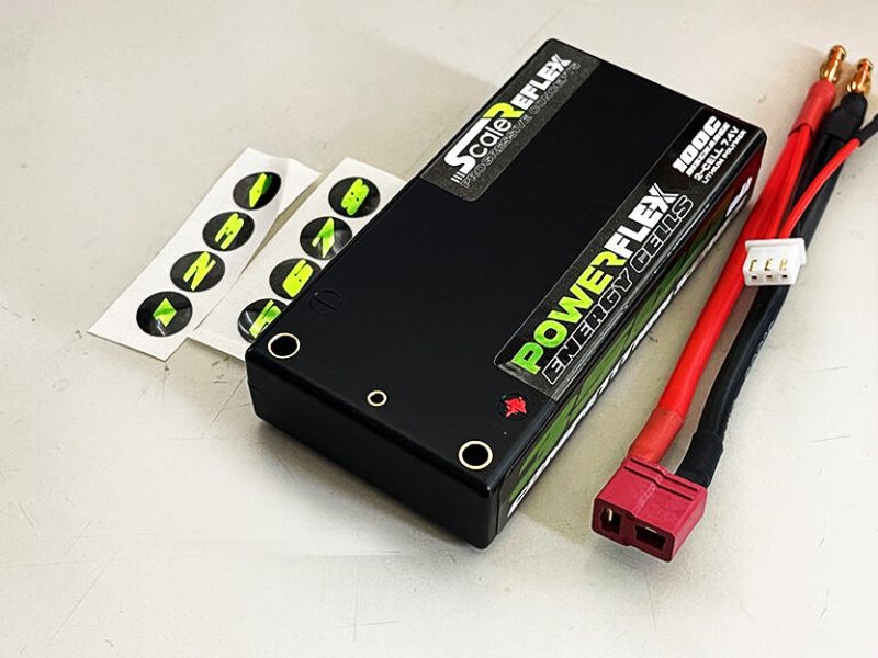 Scale Reflex | Shorty LiPo - 2S - 7.4 - 100C - 3500mAh - Green | MPN: 3500-GRN