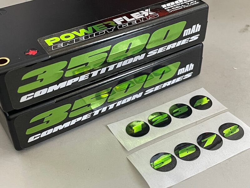 Scale Reflex | Shorty LiPo - 2S - 7.4 - 100C - 3500mAh - Green | MPN: 3500-GRN