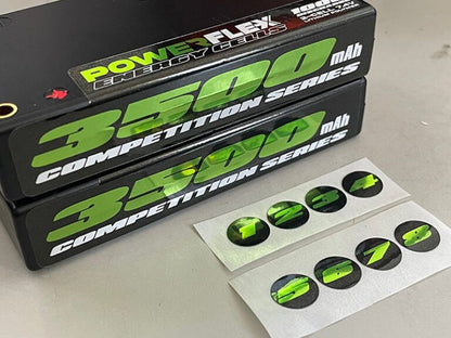 Scale Reflex | Shorty LiPo - 2S - 7.4 - 100C - 3500mAh - Green | MPN: 3500-GRN
