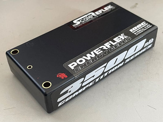 Scale Reflex | Shorty LiPo - 2S - 7.4 - 100C - 3500mAh - White | MPN: 3500-WHT
