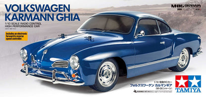 Tamiya | 1/10 RC Volkswagen Karmann Ghia Kit, M-06 Chassis | MPN: 58677-A