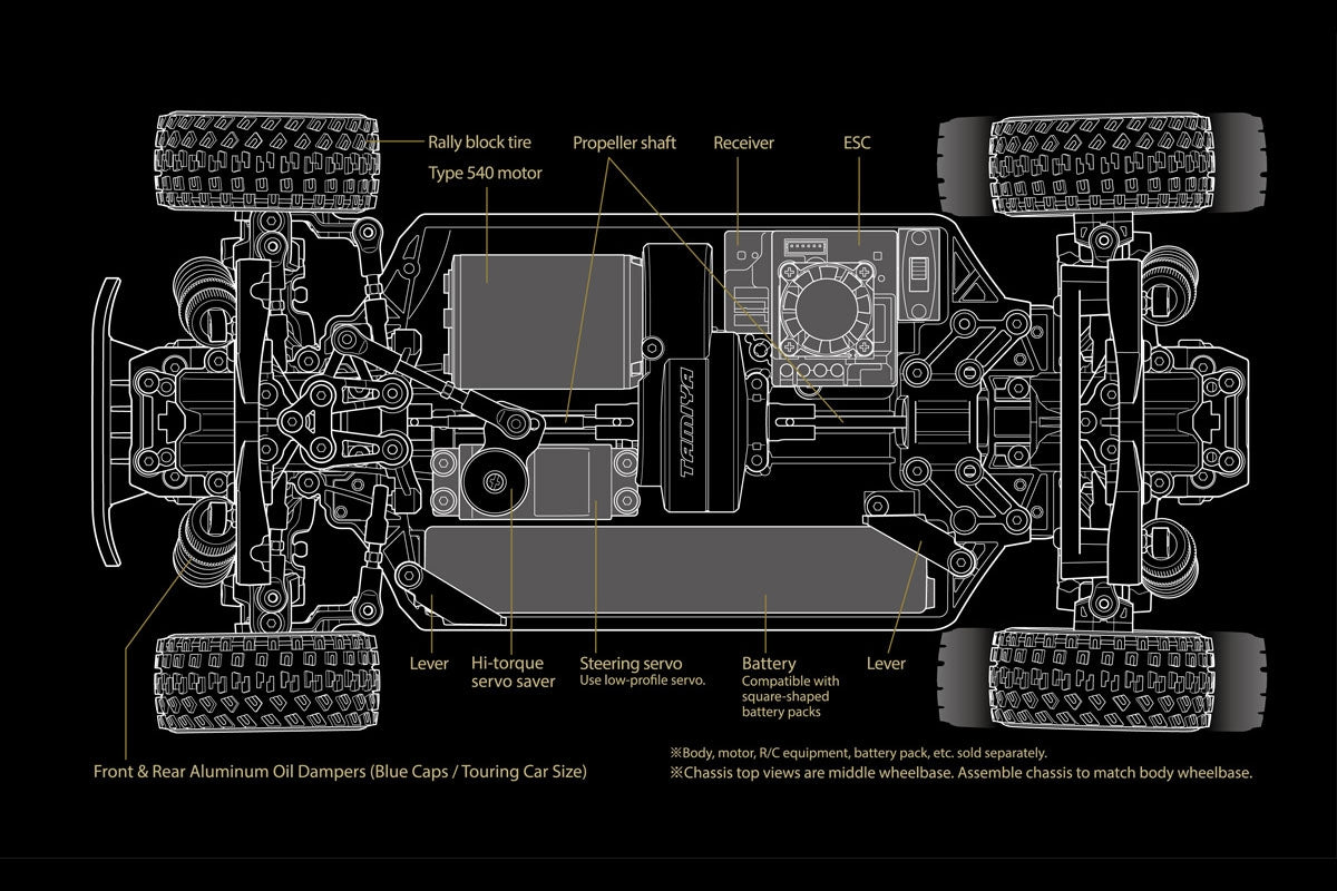 Tamiya | RC XM-01 Pro Chassis Kit  | MPN: 58738
