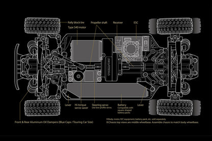 Tamiya | RC XM-01 Pro Chassis Kit  | MPN: 58738