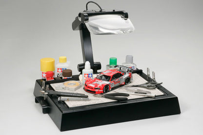Tamiya | Work Station with Magnifying Lens | MPN: 74064