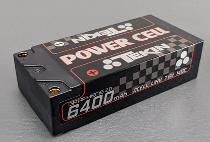 Tekin | 2S HV 7.6V 6400mAh 140C Shorty 5mm Bullets | MPN: TT1627