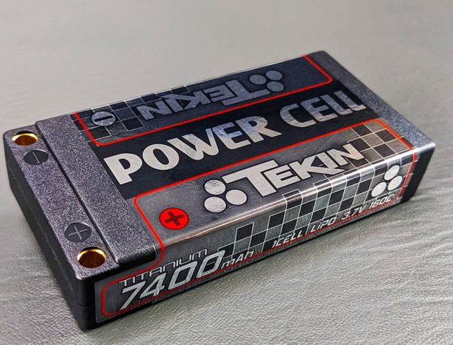 Tekin | 1S 7400mAh 160C 5mm Bullets Titanium LiPo | MPN: TT1650