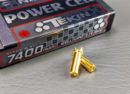 Tekin | 1S 7400mAh 160C 5mm Bullets Titanium LiPo | MPN: TT1650