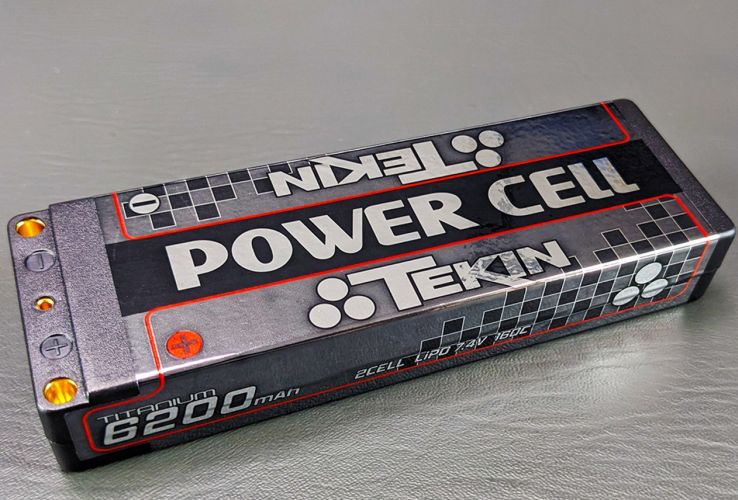 Tekin | 2S 6200mAh 160C Stick LCG 5mm Bullets Titanium LiPo | MPN: TT1656