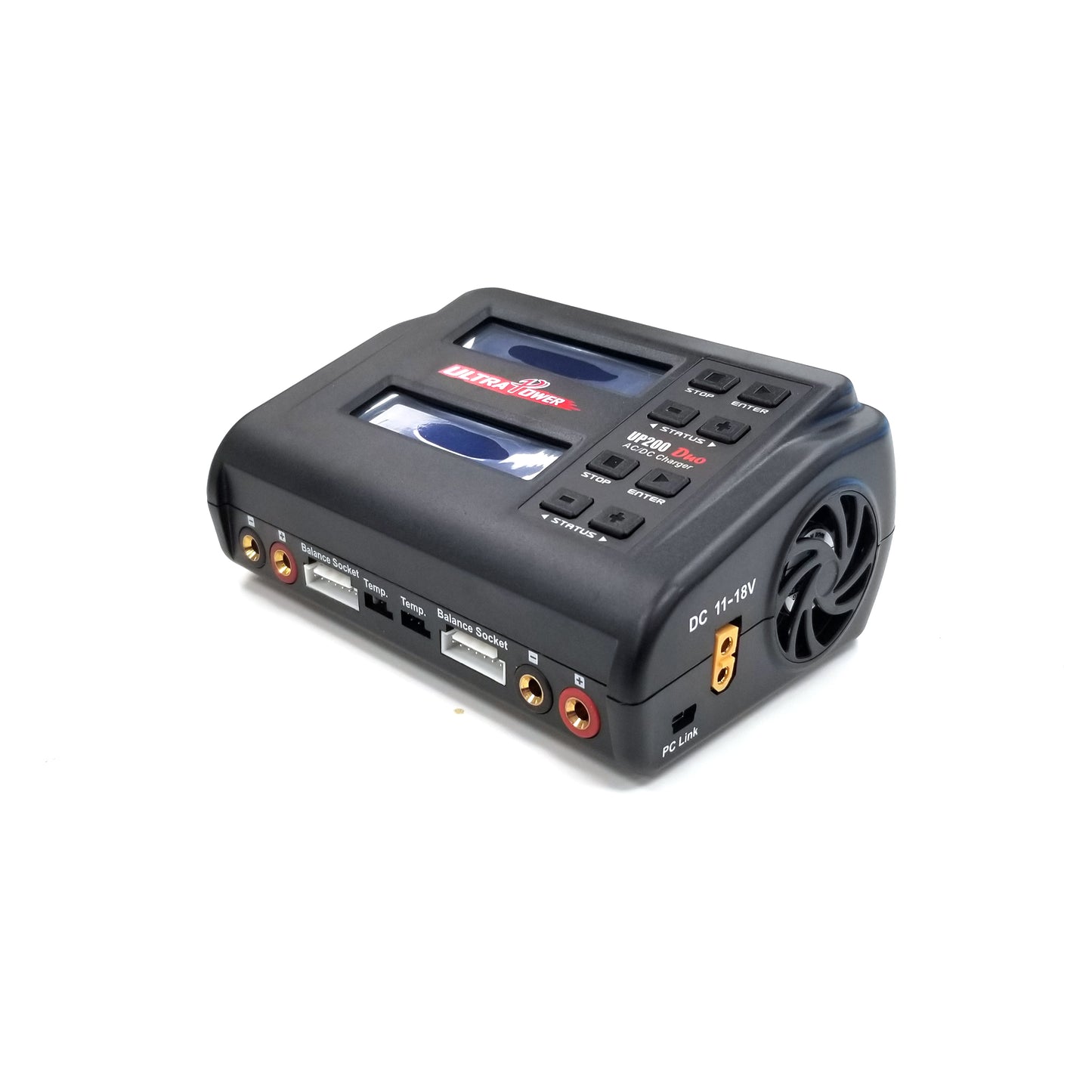 Ultra Power Technology | UP200 DUO 200W Dual Port Multi-Chemistry AC/DC Charger | MPN: UP200DUO