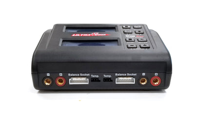 Ultra Power Technology | UP200 DUO 200W Dual Port Multi-Chemistry AC/DC Charger | MPN: UP200DUO
