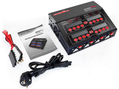Ultra Power Technology | UP240 AC PLUS 240W 4-PORT Multi-Chemistry AC/DC Charger | MPN: UP240ACPLUS