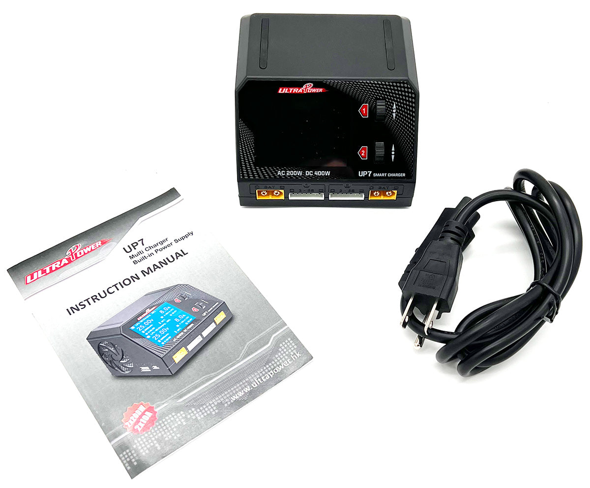 Ultra Power Technology | UP7 AC 200W / DC 400W Dual Port Multi Charger | MPN: UP7